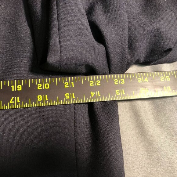 Jos. A. Bank Mens Blazer Jacket 42R Navy Wool Blend Classic Fit Double Button - Picture 5 of 16
